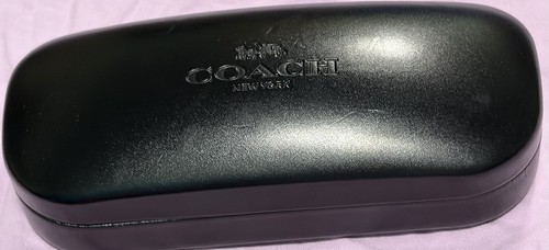 Coach black hard clamshell - black,